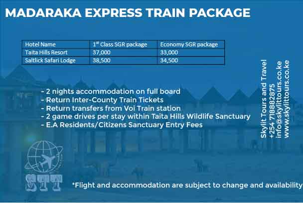 MADARAKA EXPRESS TRAIN PACKAGE